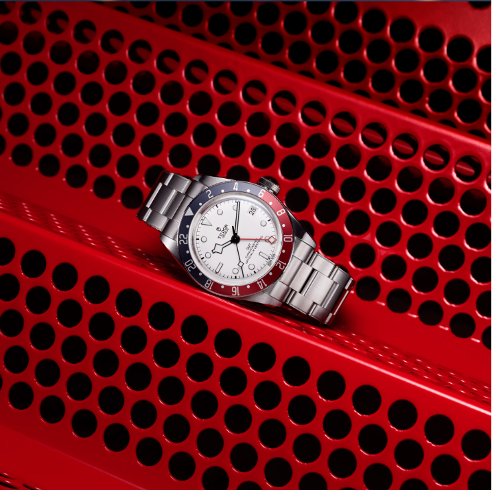 Orologio in acciaio Black Bay GMT, 41 mm Tudor