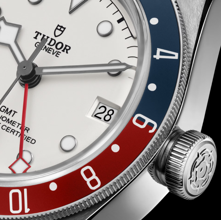 Orologio in acciaio Black Bay GMT, 41 mm Tudor
