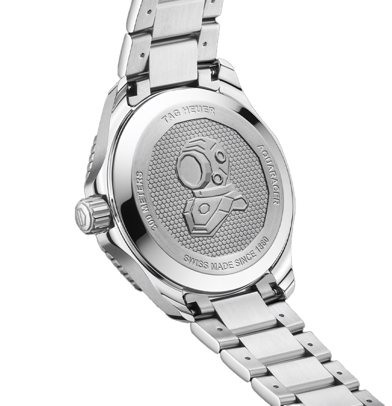 Watch in steel Aquaracer Professional 300 Date Tag heuer