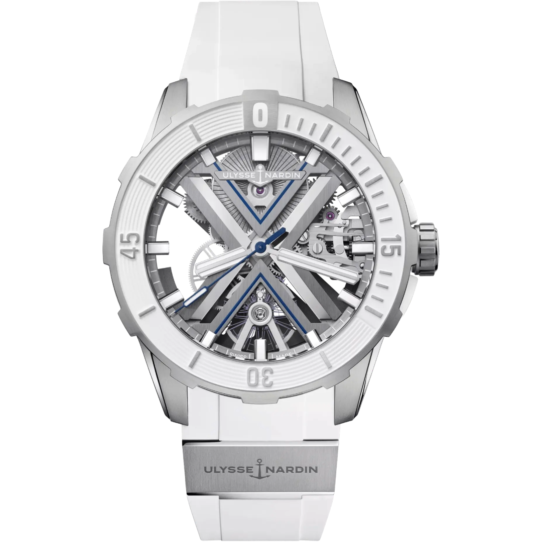 Watch in titanium Diver X Skeleton Ulysse nardin