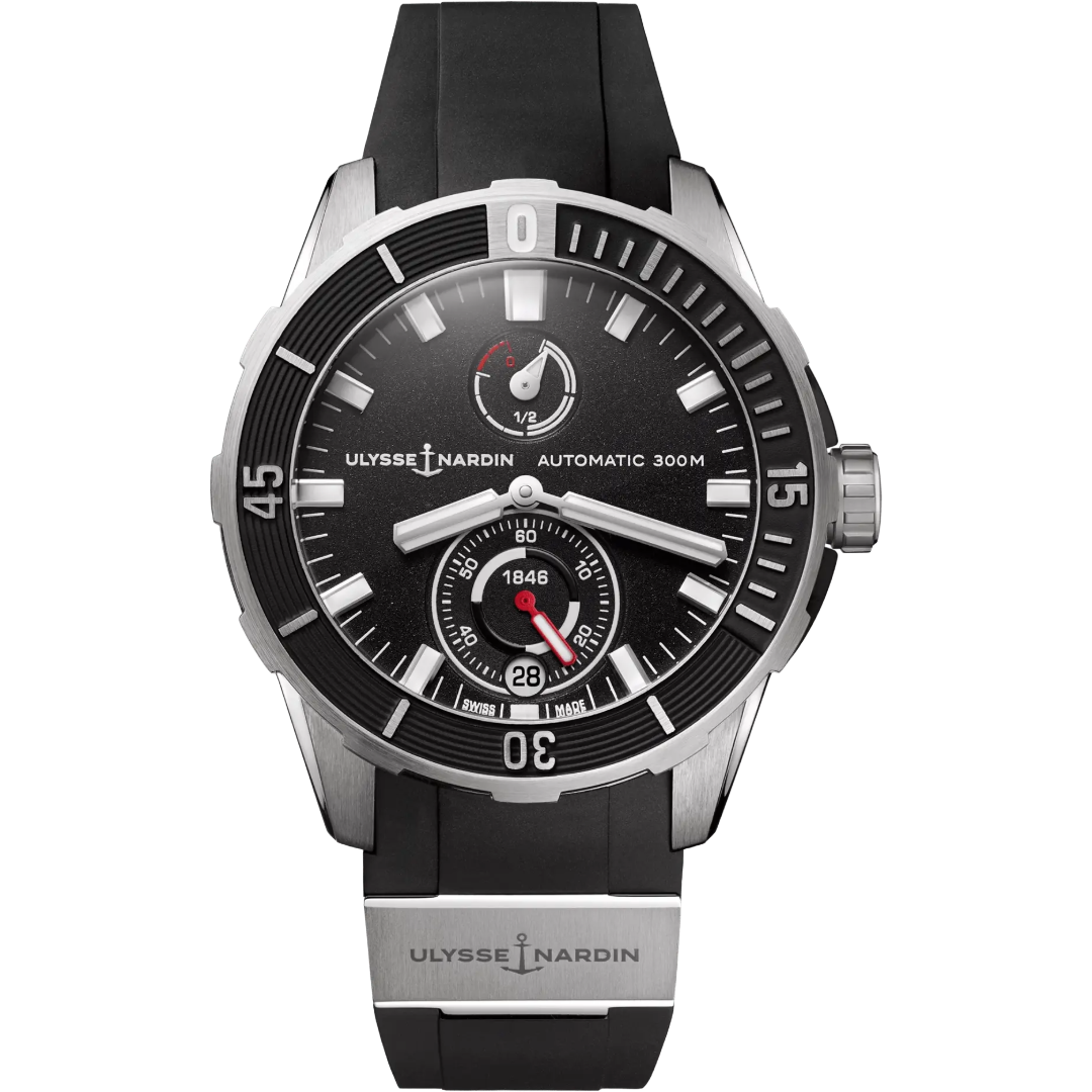Watch in steel Diver Ulysse nardin