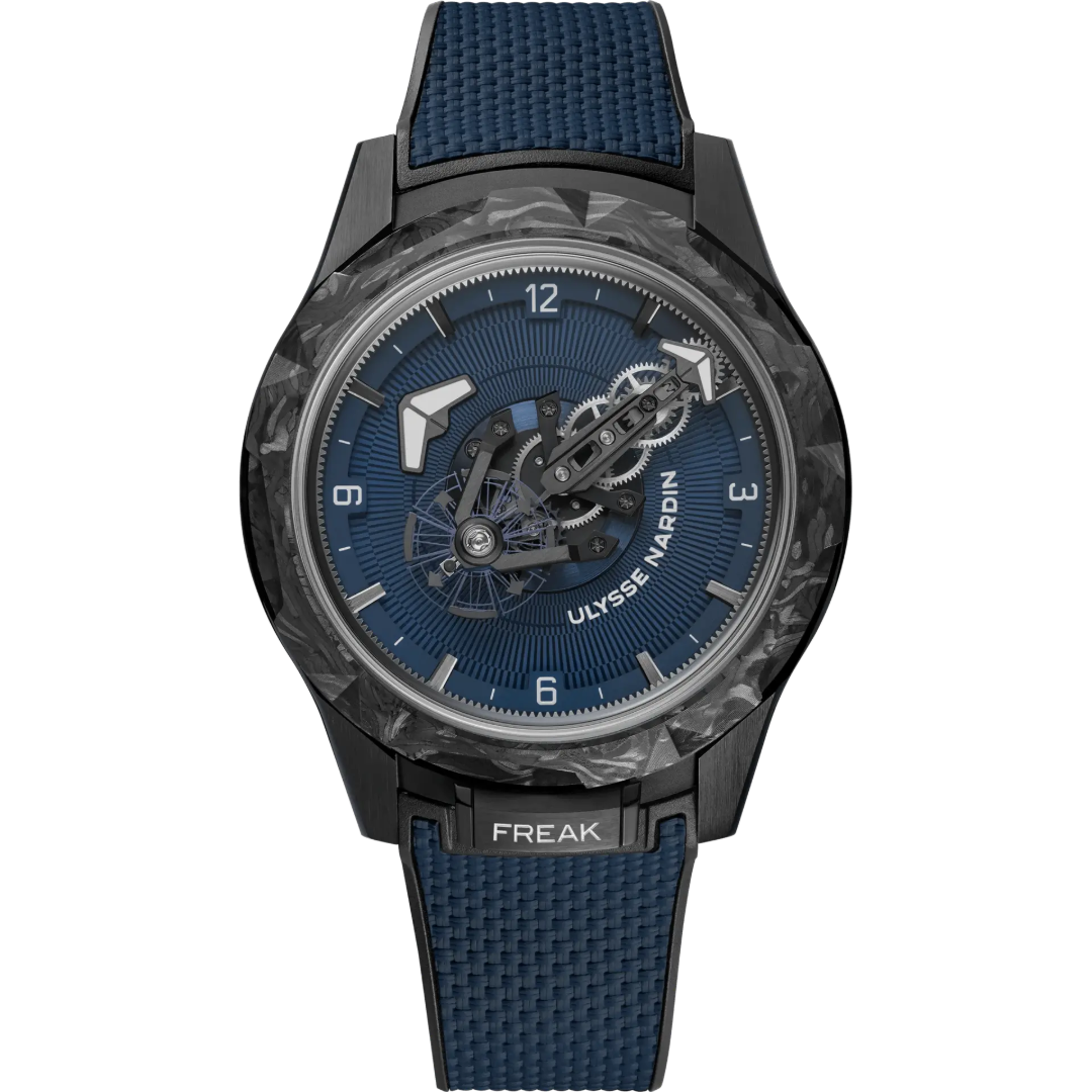 Orologio in carbonio e titanio Freak One Navy Blue Ulysse nardin