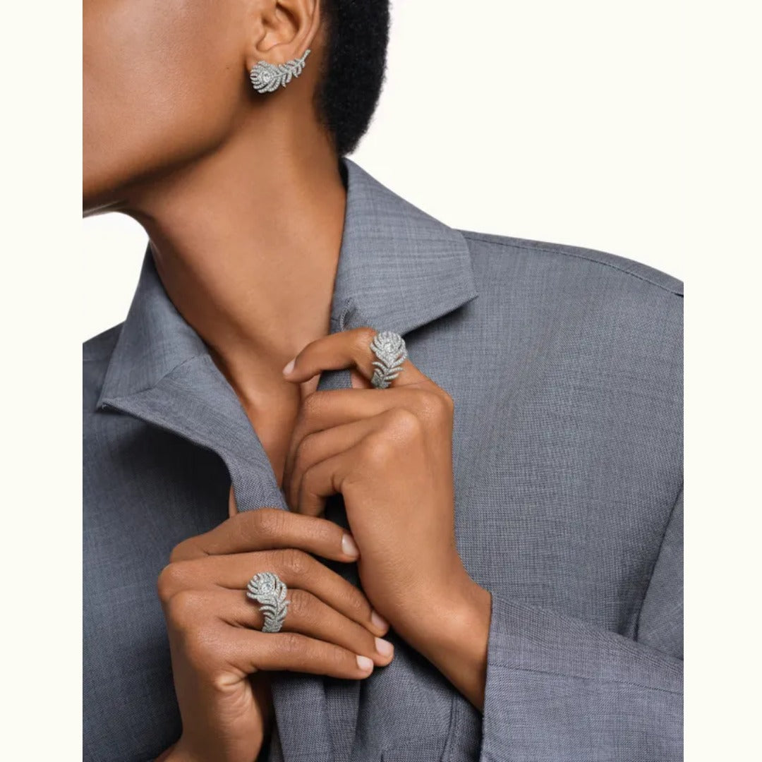 Ring in white gold Plume de Paon Small Ring Boucheron
