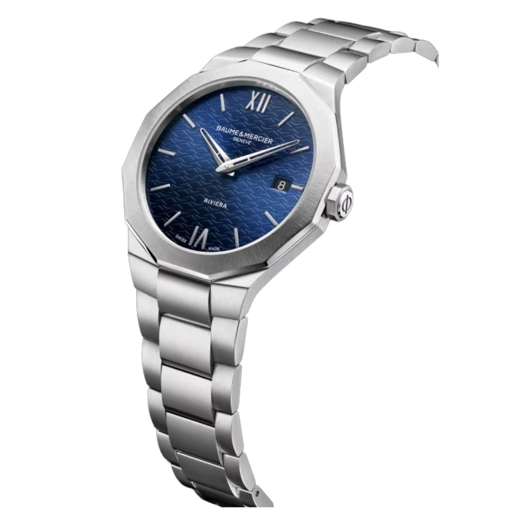 Watch in steel Riviera  Baume et mercier