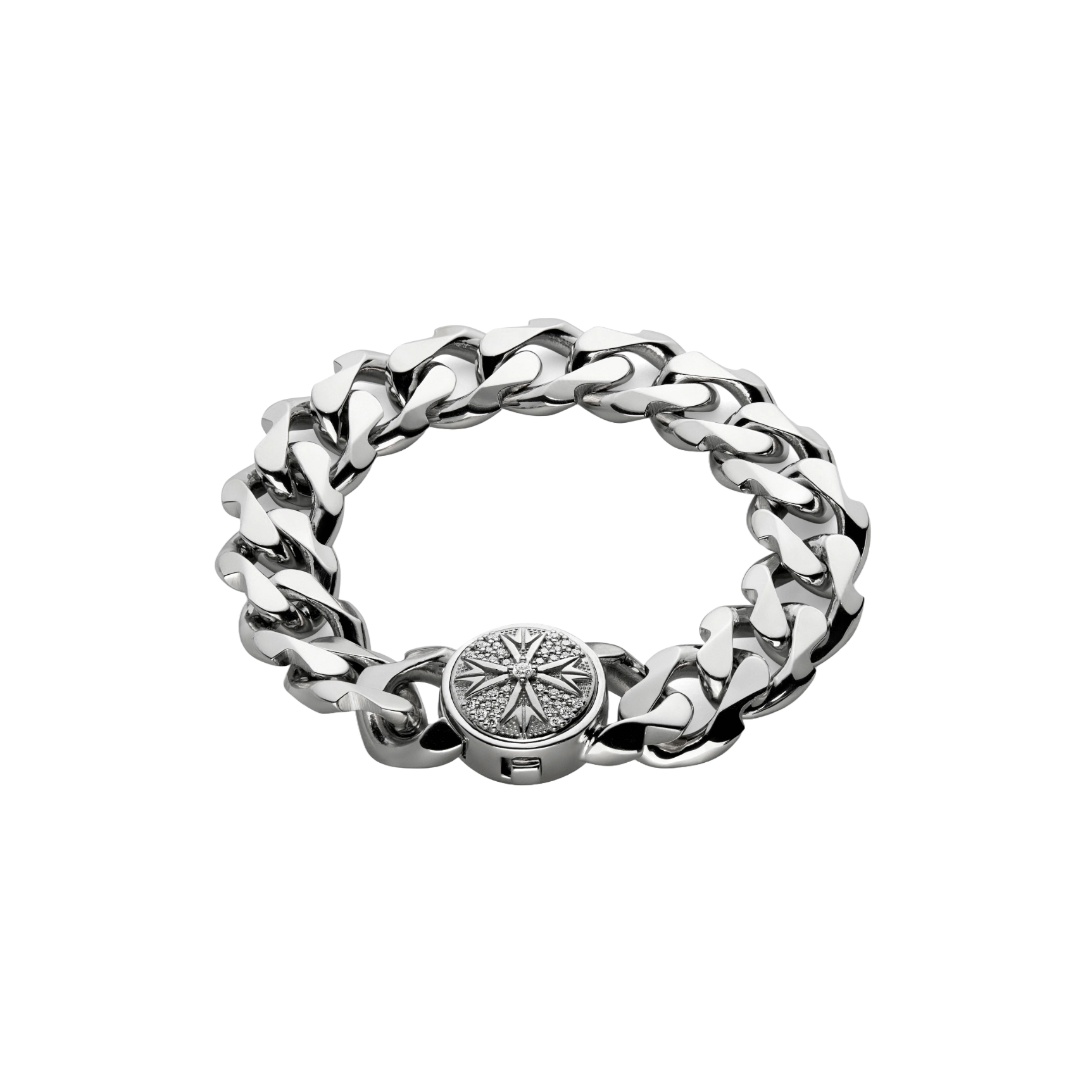 Gioiello in argento Bracciale Edge (grande) Diamanti Emanuele bicocchi