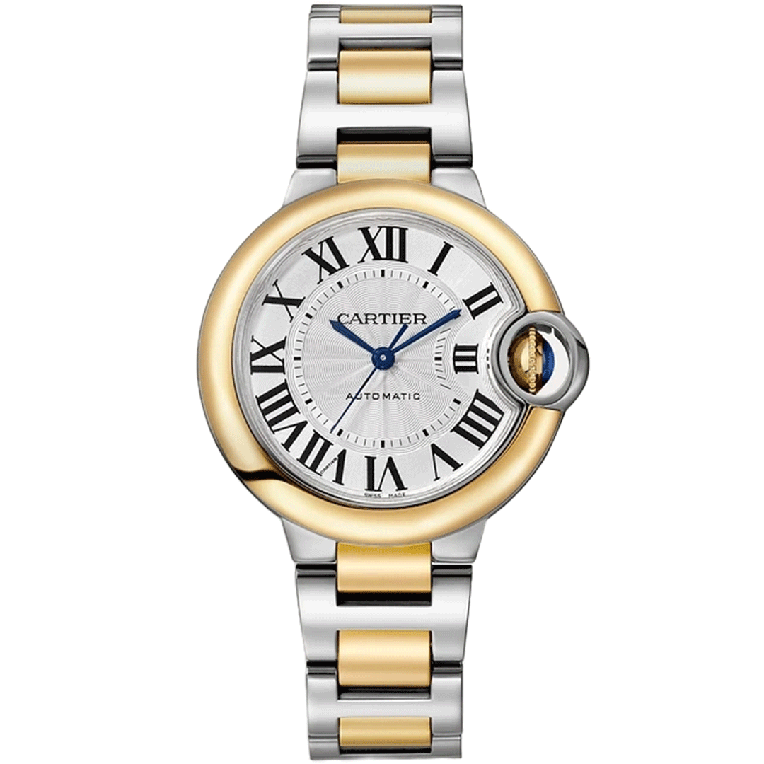Watch in steel and yellow gold Ballon Bleu de Cartier Cartier