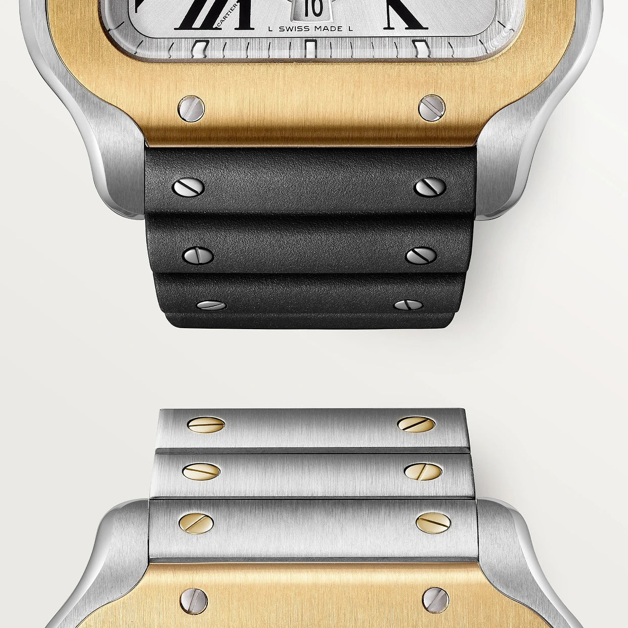 Orologio in oro giallo Santos de Cartier Cartier