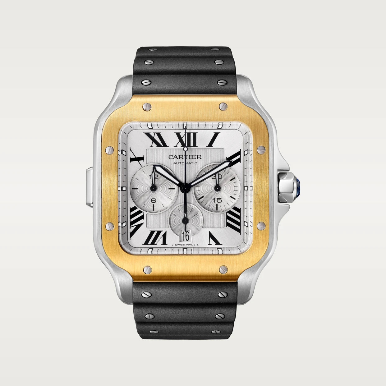 Orologio in oro giallo Santos de Cartier Cartier