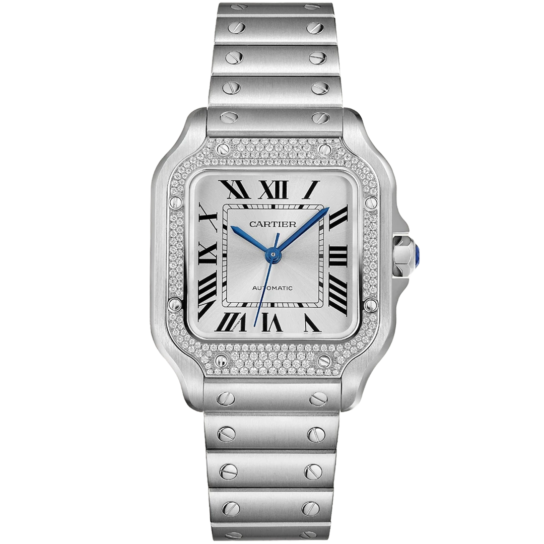 Watch in steel Santos de Cartier Cartier
