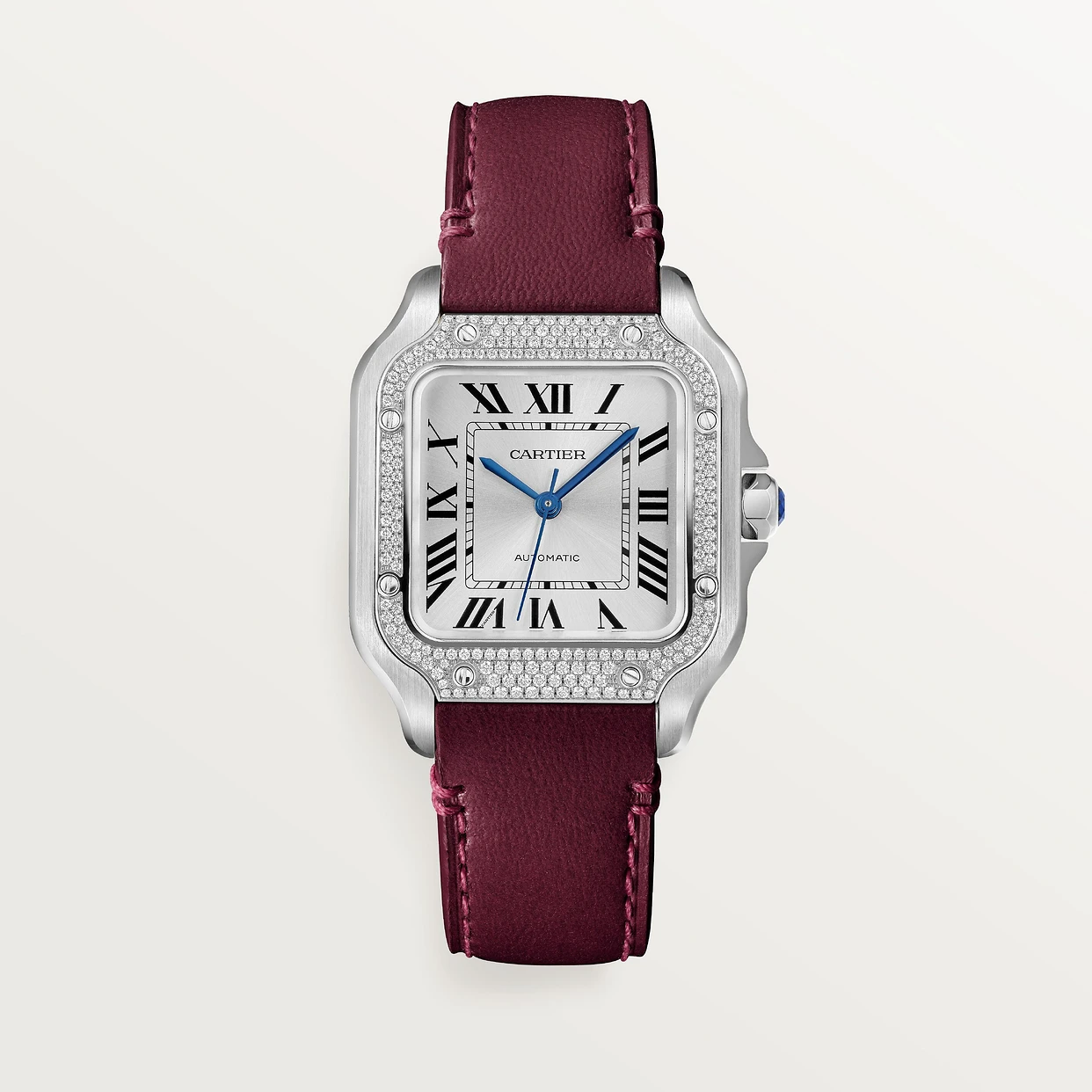 Watch in steel Santos de Cartier Cartier