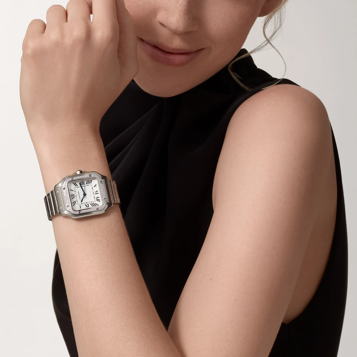 Orologio in acciaio Santos de Cartier Cartier