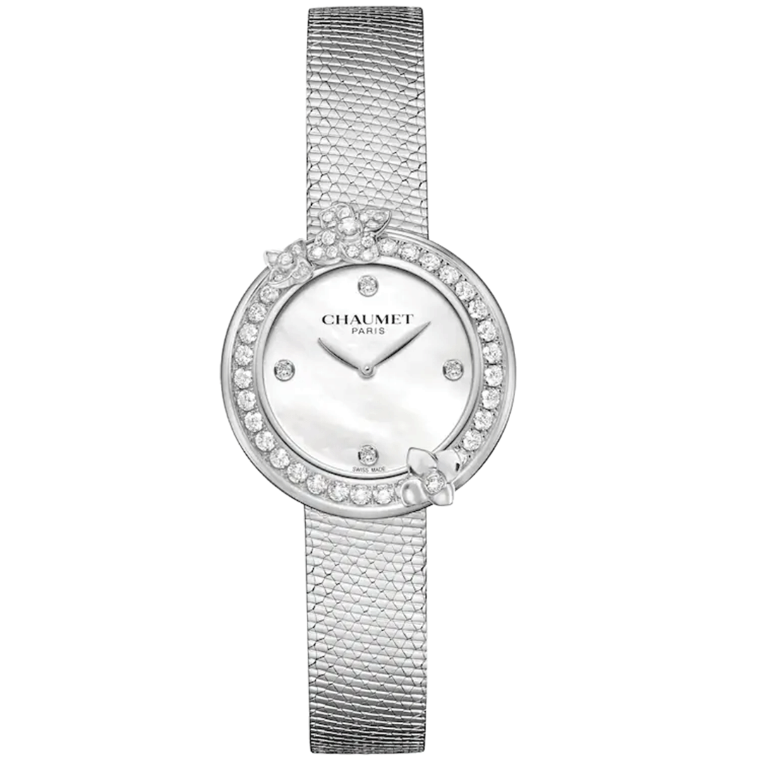 Watch in steel Hortensia Chaumet