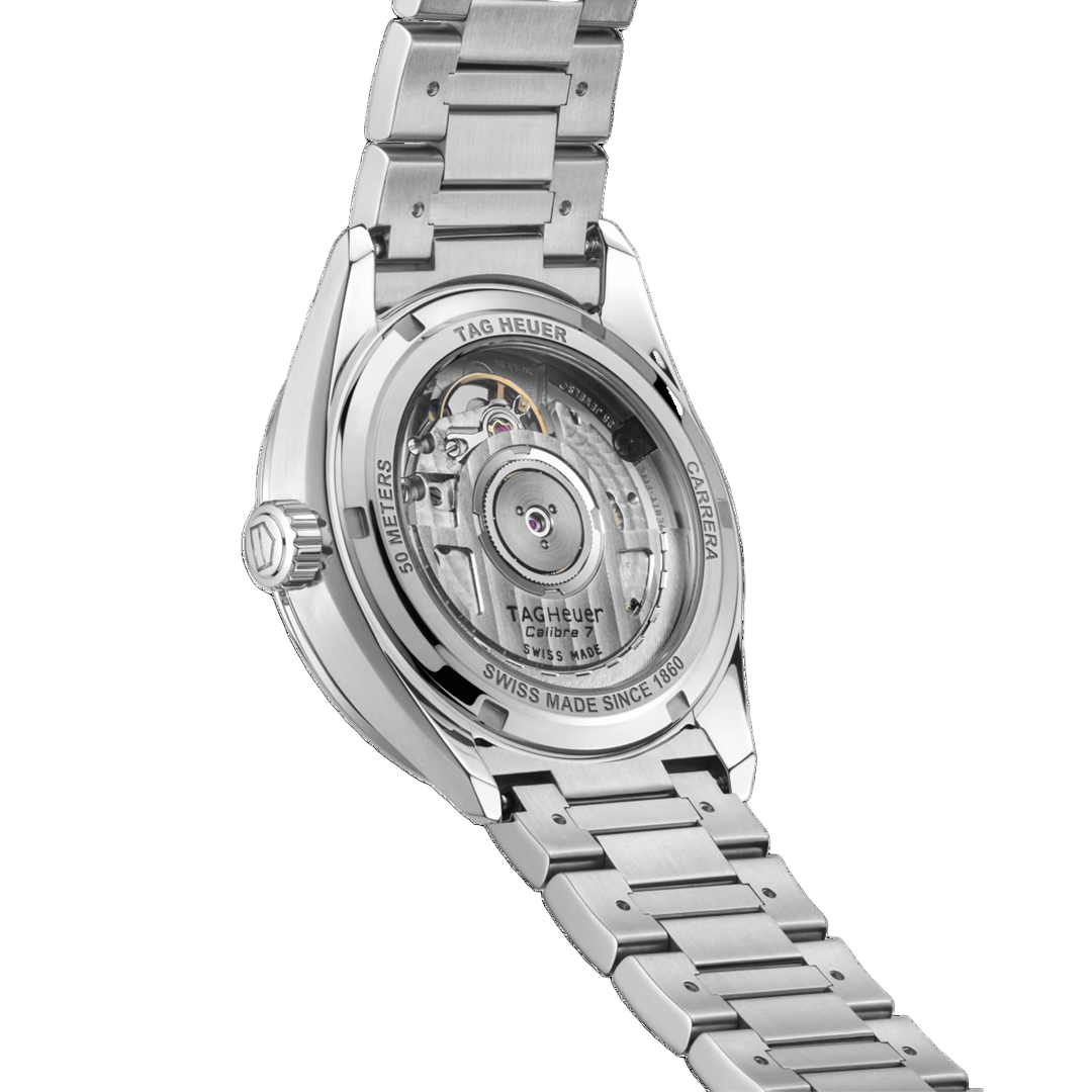 Watch in steel Carrera Date Tag heuer