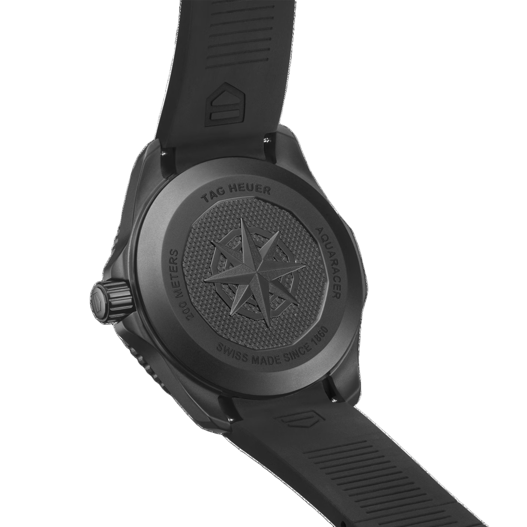 Watch in steel and carbon Aquaracer Professional 200 Solargraph Tag heuer