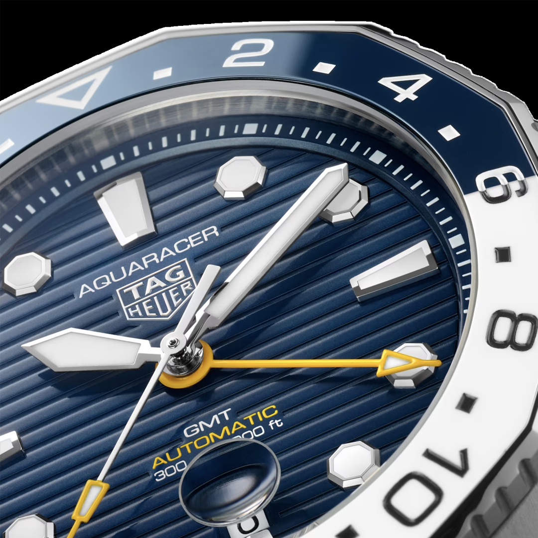 Watch in steel Aquaracer Professional 300 GMT Tag heuer