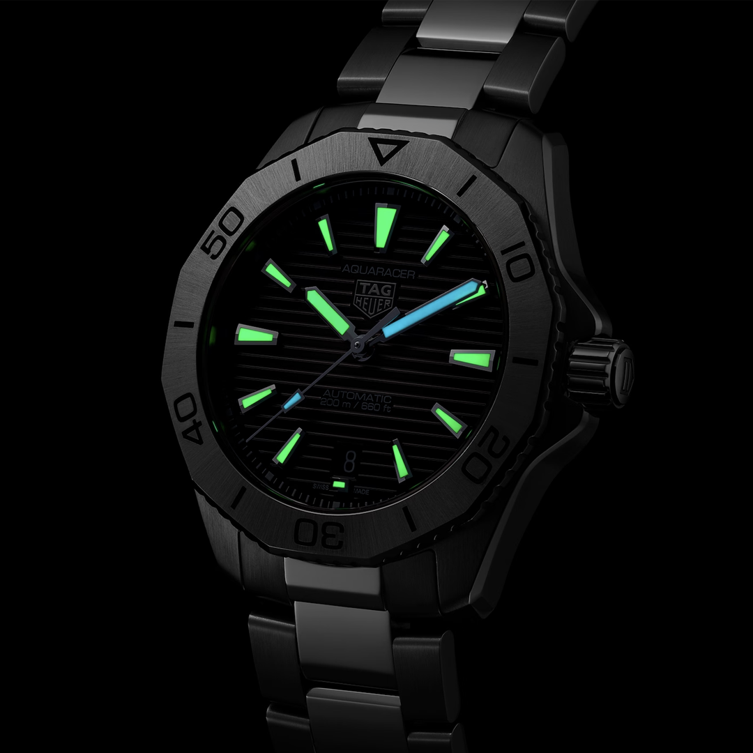 Watch in steel Aquaracer Professional 200 Date Tag heuer