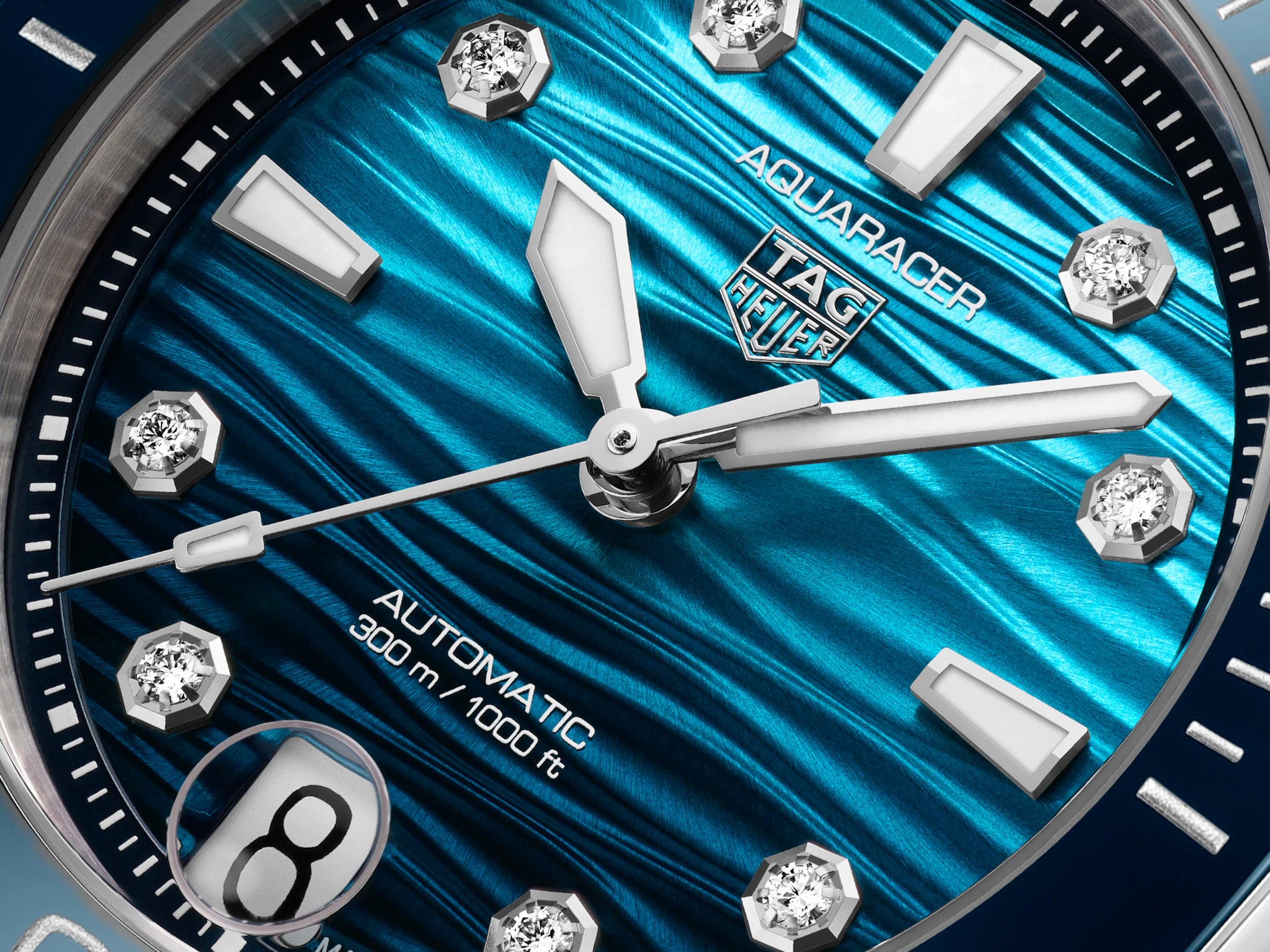 Orologio in acciaio Aquaracer Professional 300 Date Tag heuer
