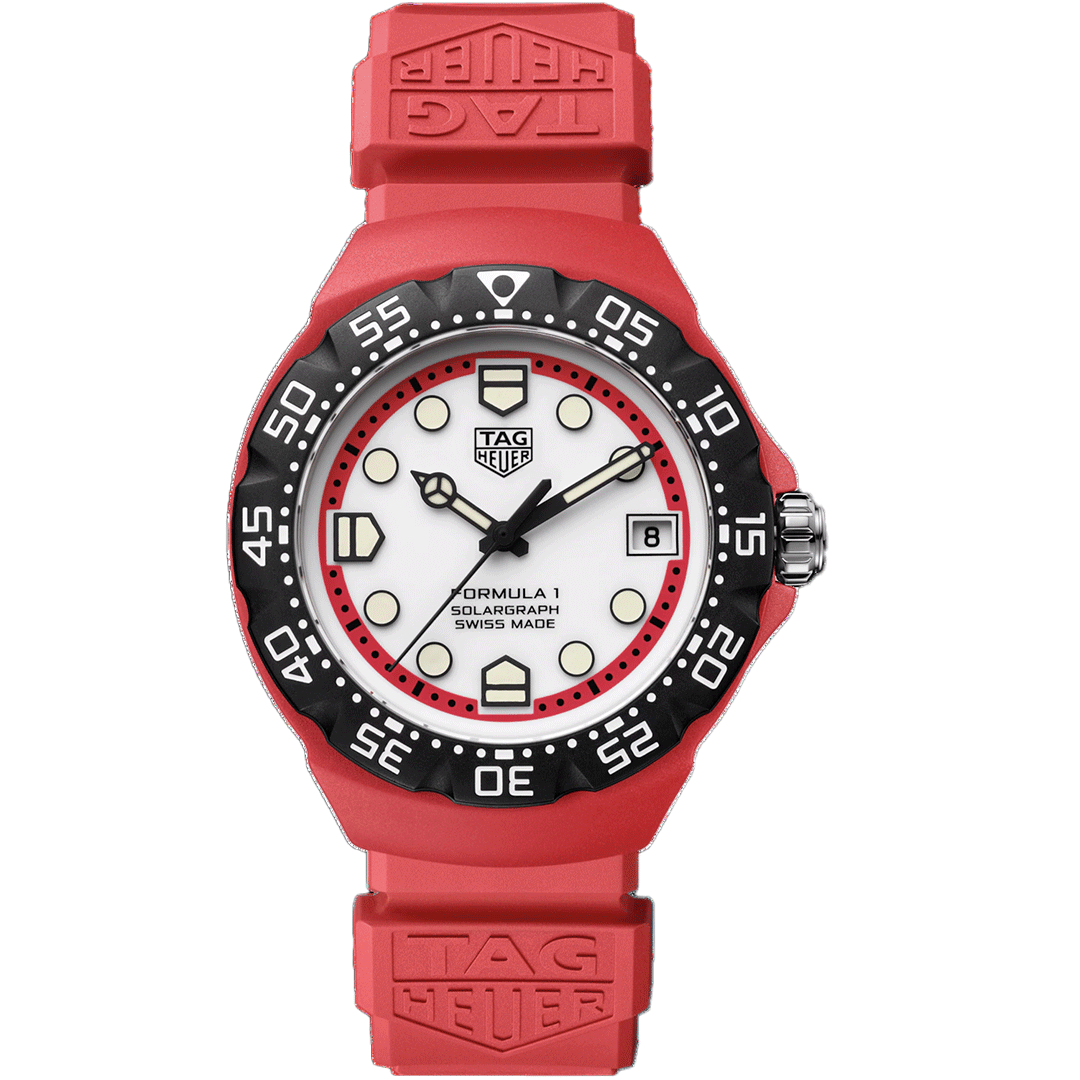 Watch in th-polylight Formula 1 Solargraph Tag heuer