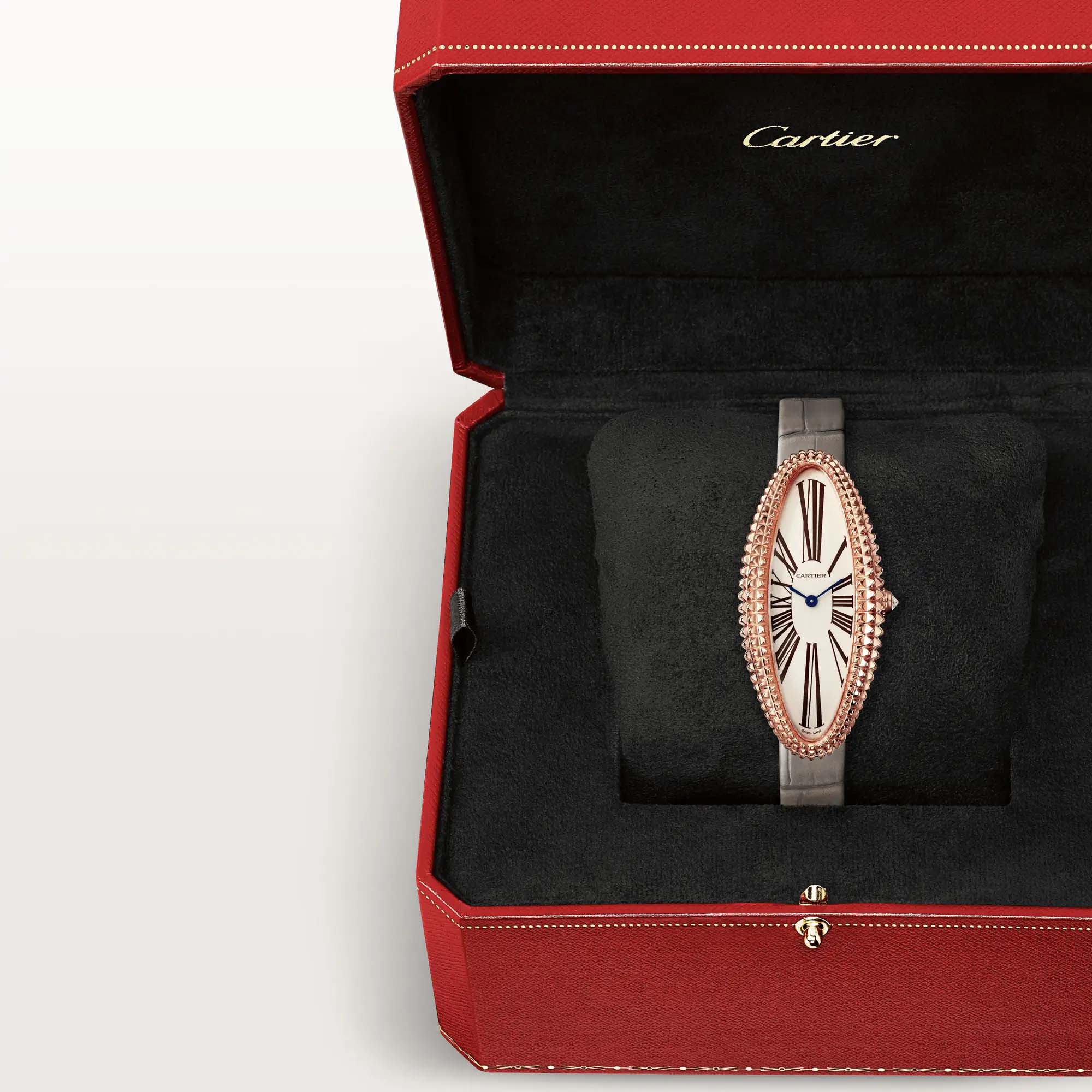 Watch in rose gold Baignoire de Cartier Allongée  Cartier