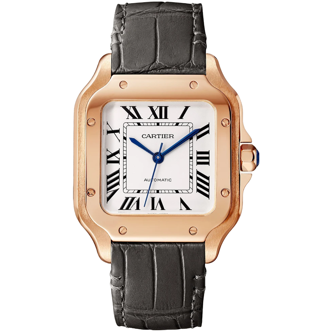 Watch in rose gold Santos de Cartier Cartier
