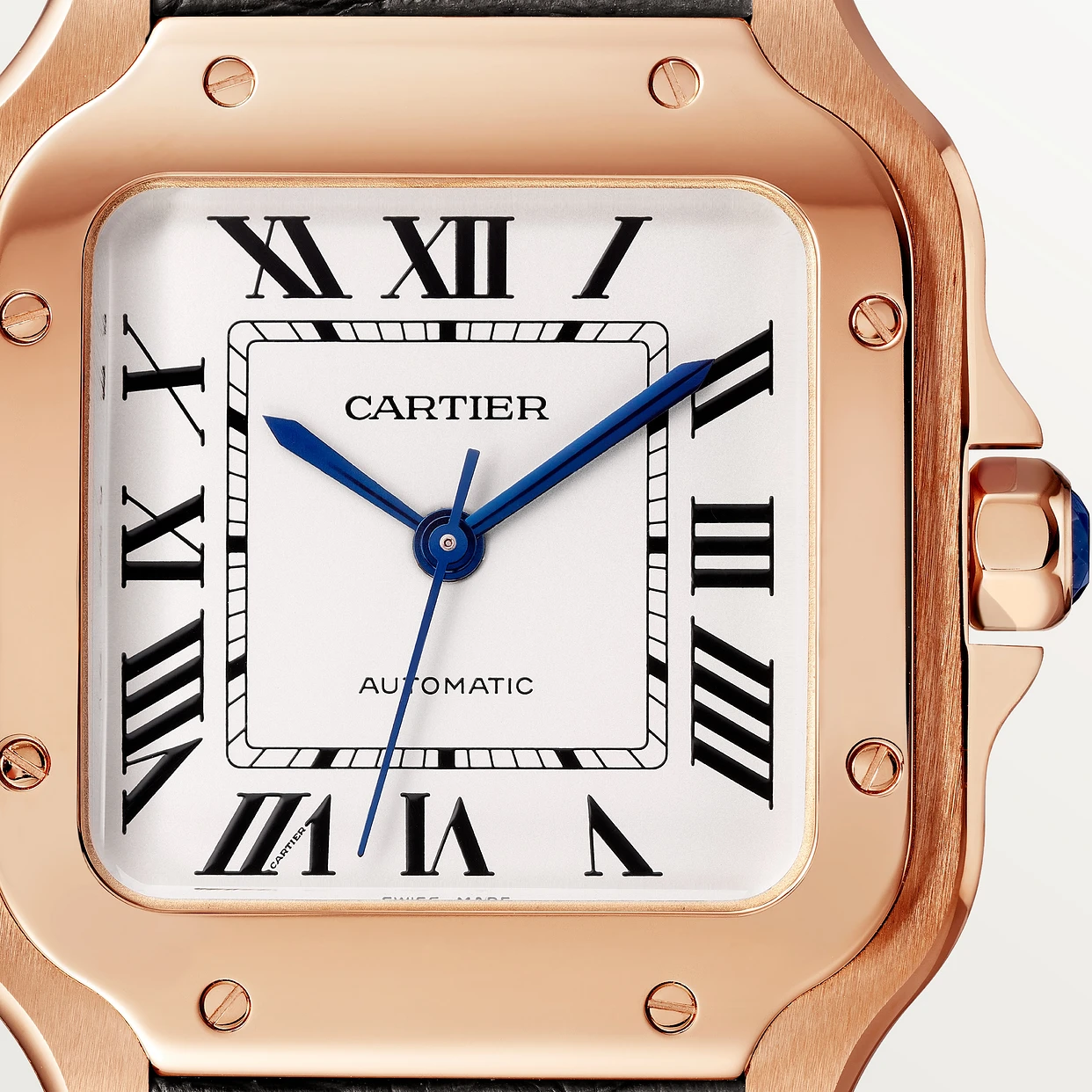 Watch in rose gold Santos de Cartier Cartier