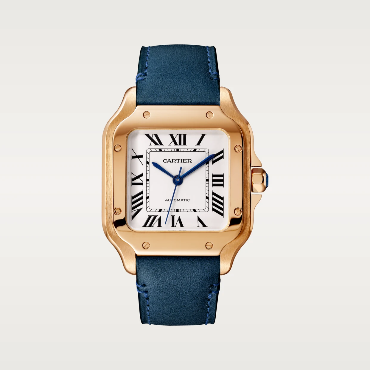 Watch in rose gold Santos de Cartier Cartier