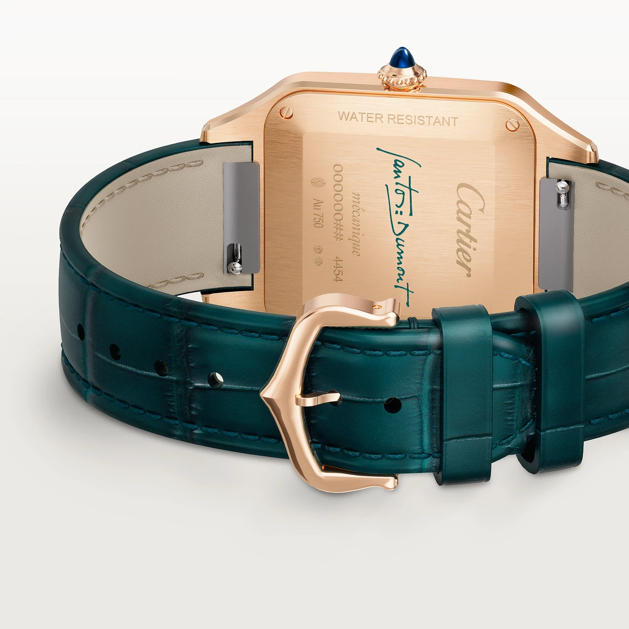 Orologio in oro rosa Santos-Dumont Cartier