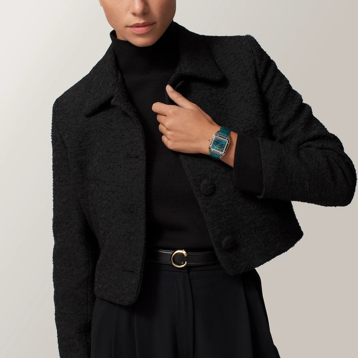 Watch in rose gold Santos-Dumont Cartier