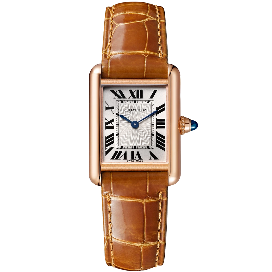 Orologio in oro rosa Tank Louis Cartier