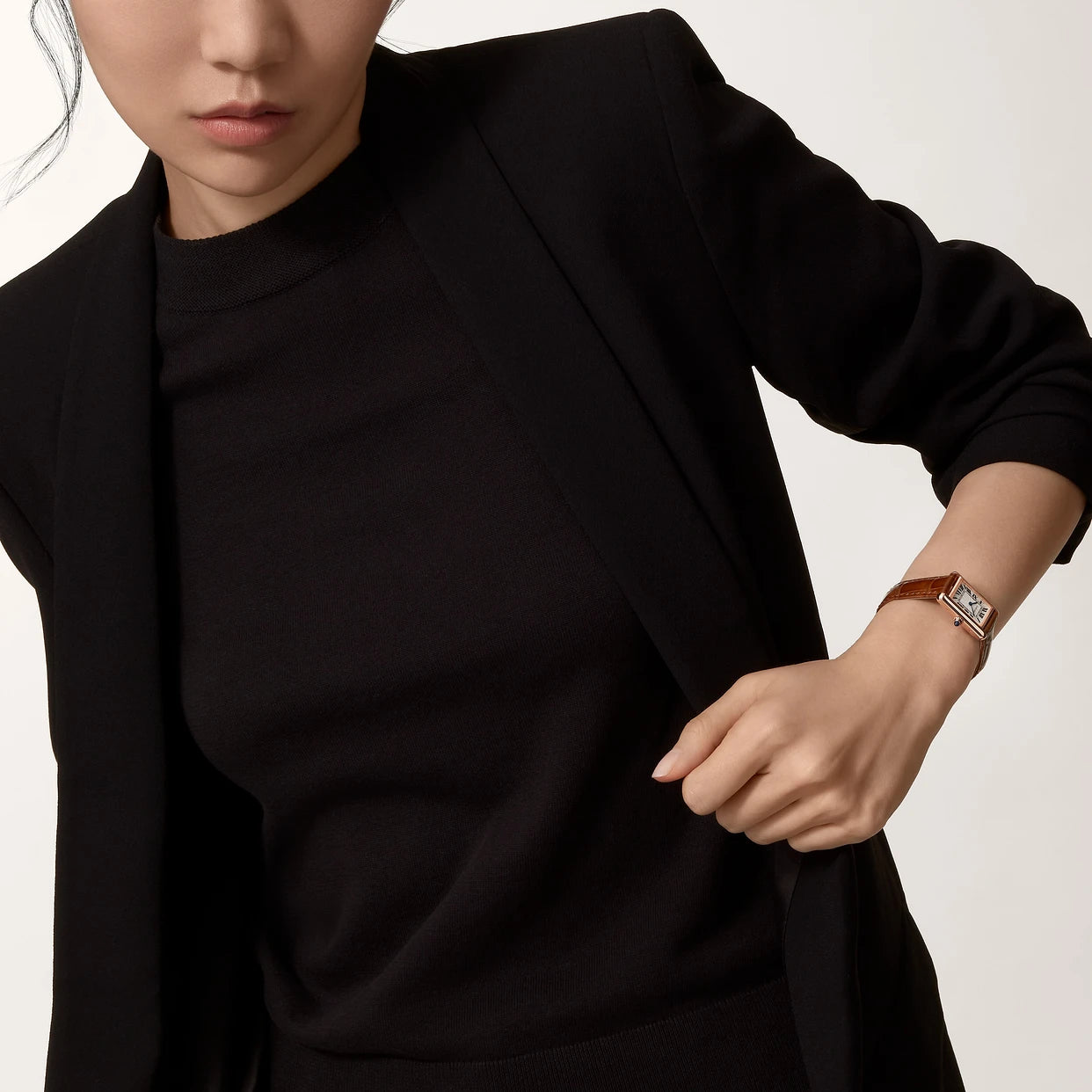 Orologio in oro rosa Tank Louis Cartier