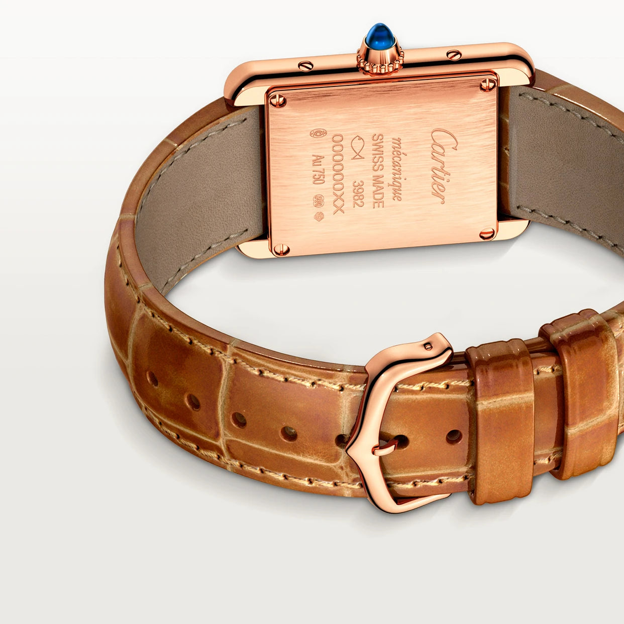 Watch in rose gold Tank Louis Cartier Cartier