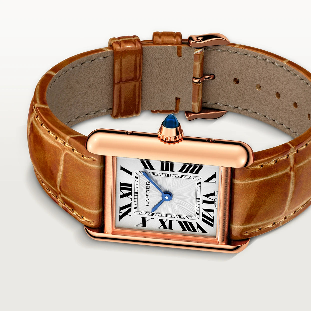 Orologio in oro rosa Tank Louis Cartier