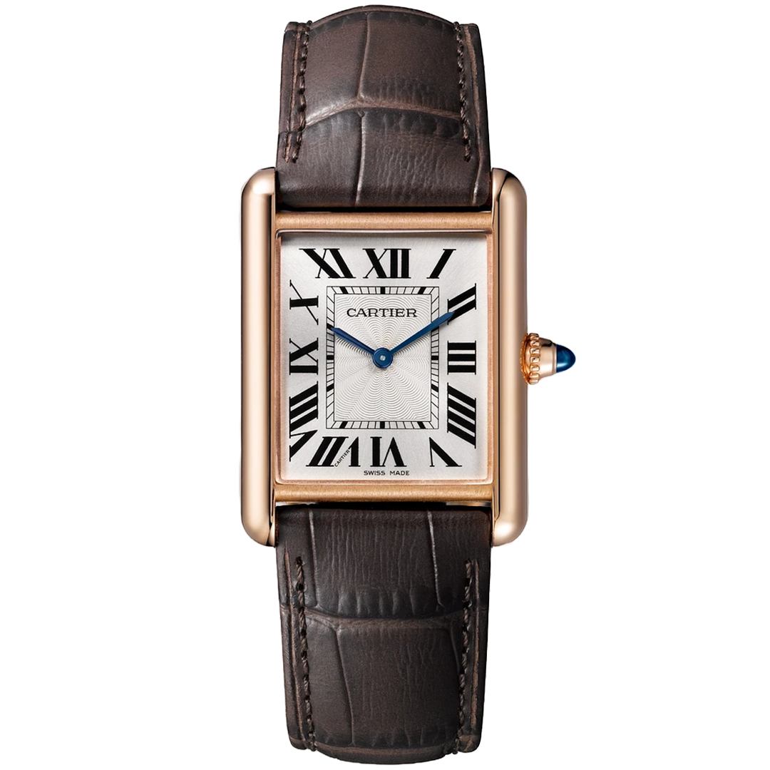 Orologio in oro rosa Tank Louis Cartier