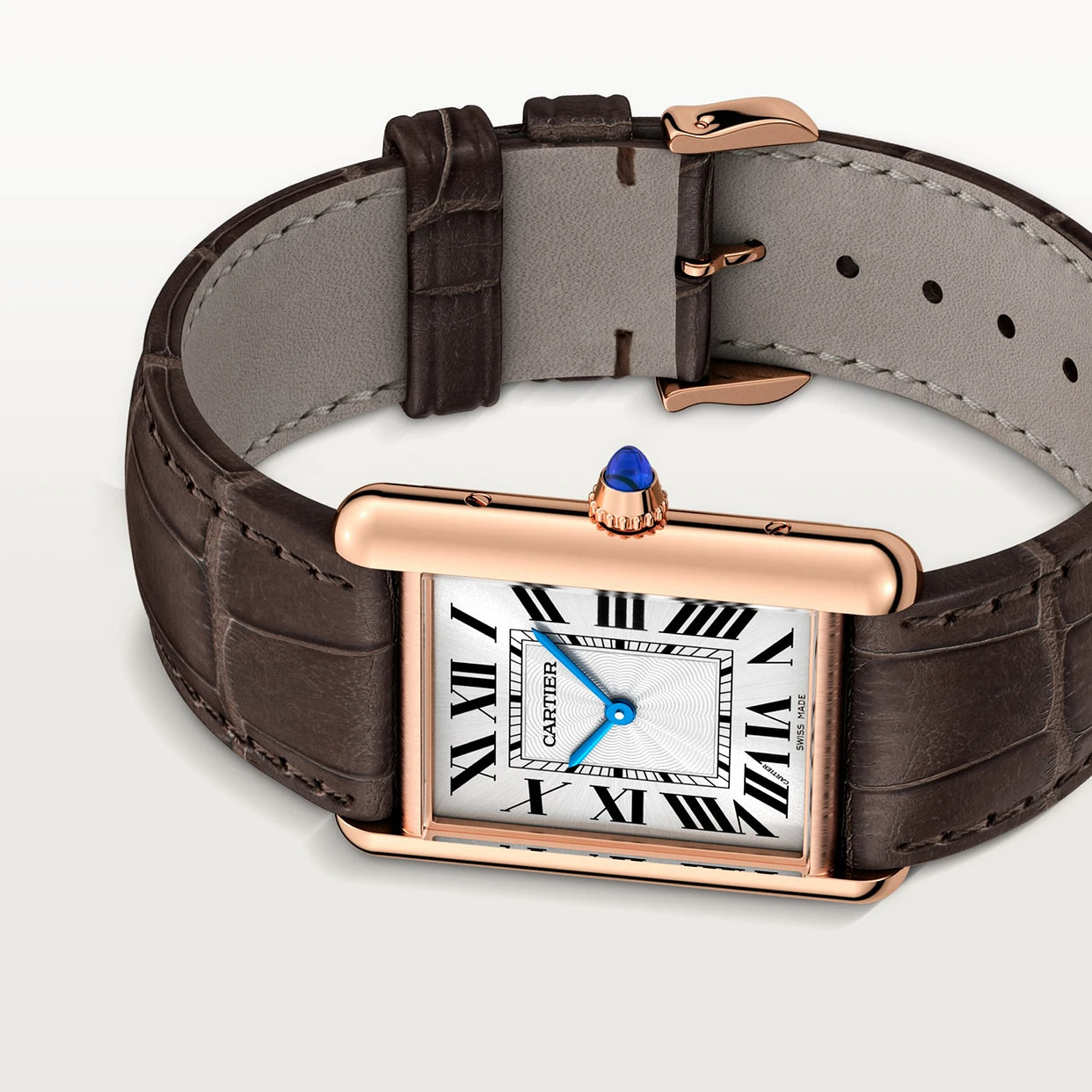 Watch in rose gold Tank Louis Cartier