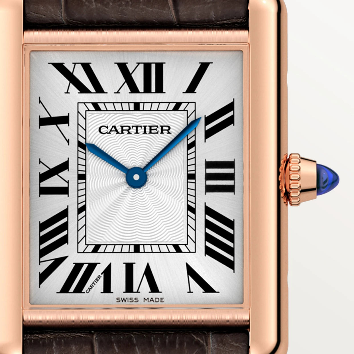 Orologio in oro rosa Tank Louis Cartier
