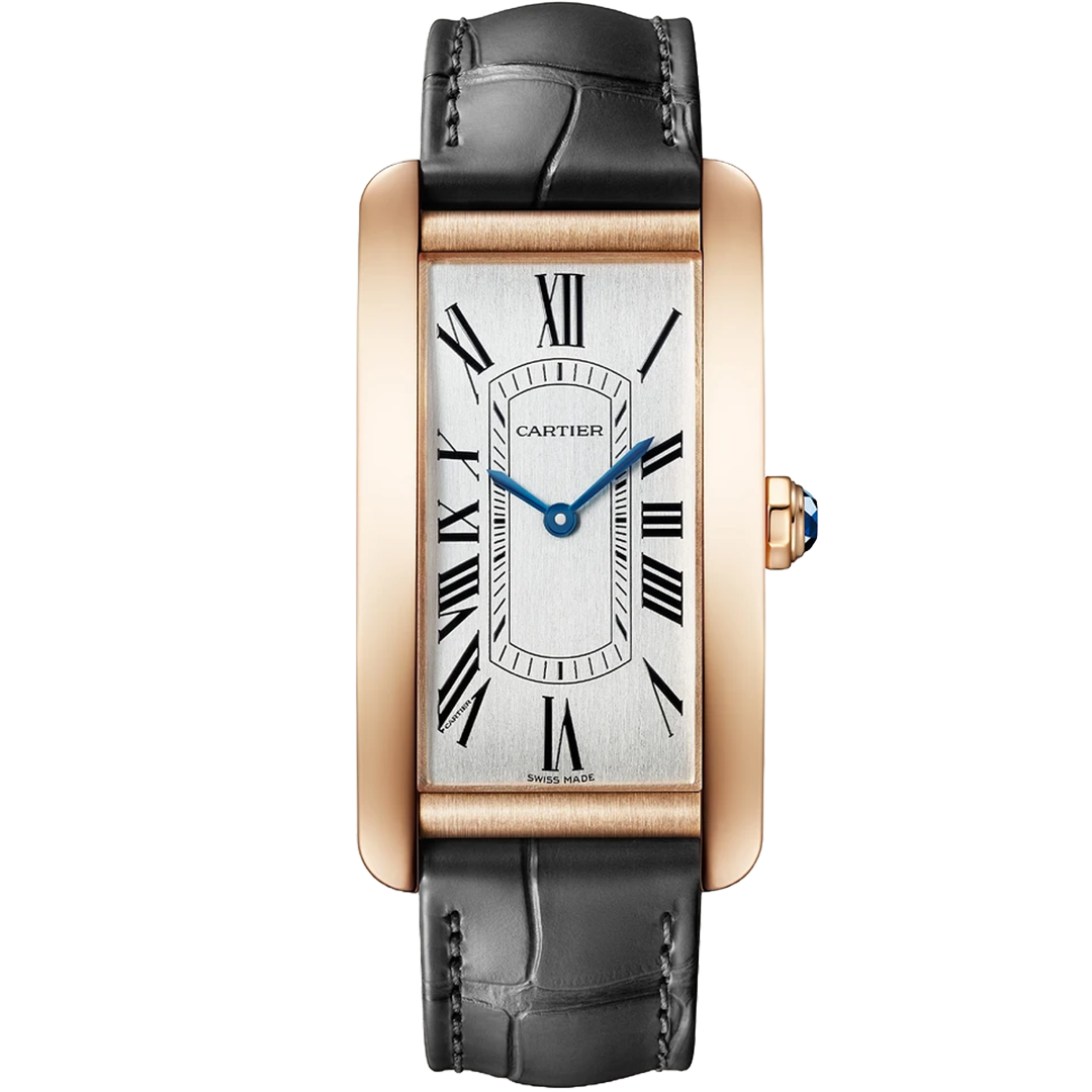 Orologio in oro rosa Tank Américaine Cartier