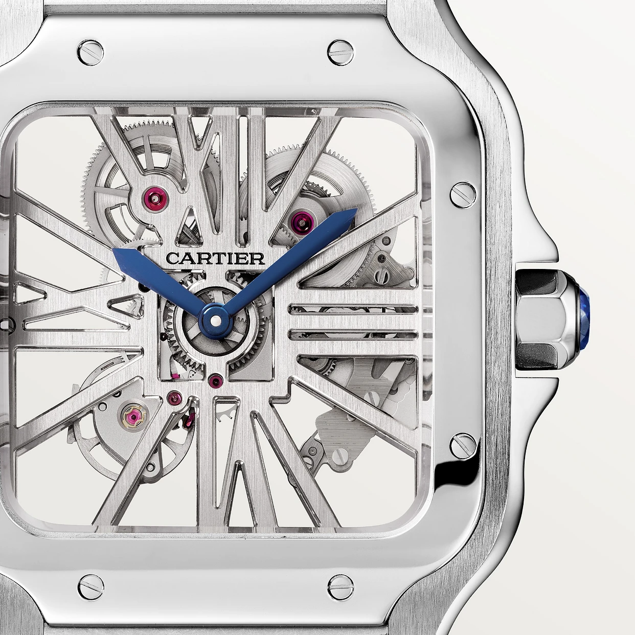 Watch in steel Santos de Cartier Cartier
