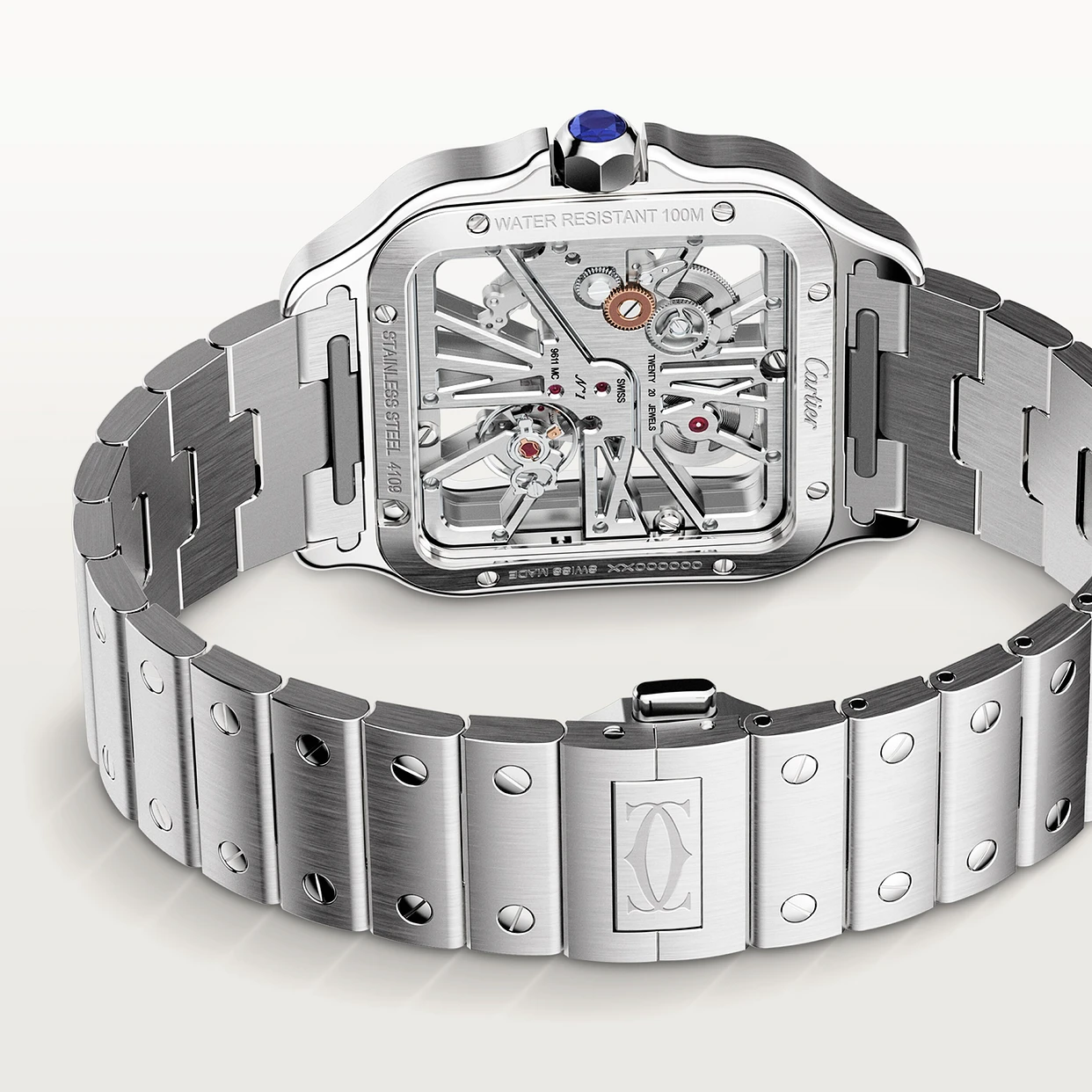 Orologio in acciaio Santos de Cartier Cartier