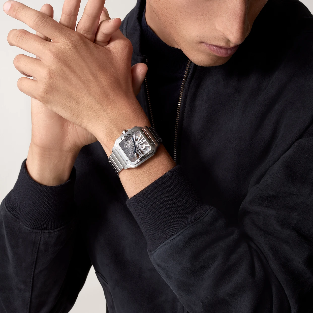 Orologio in acciaio Santos de Cartier Cartier