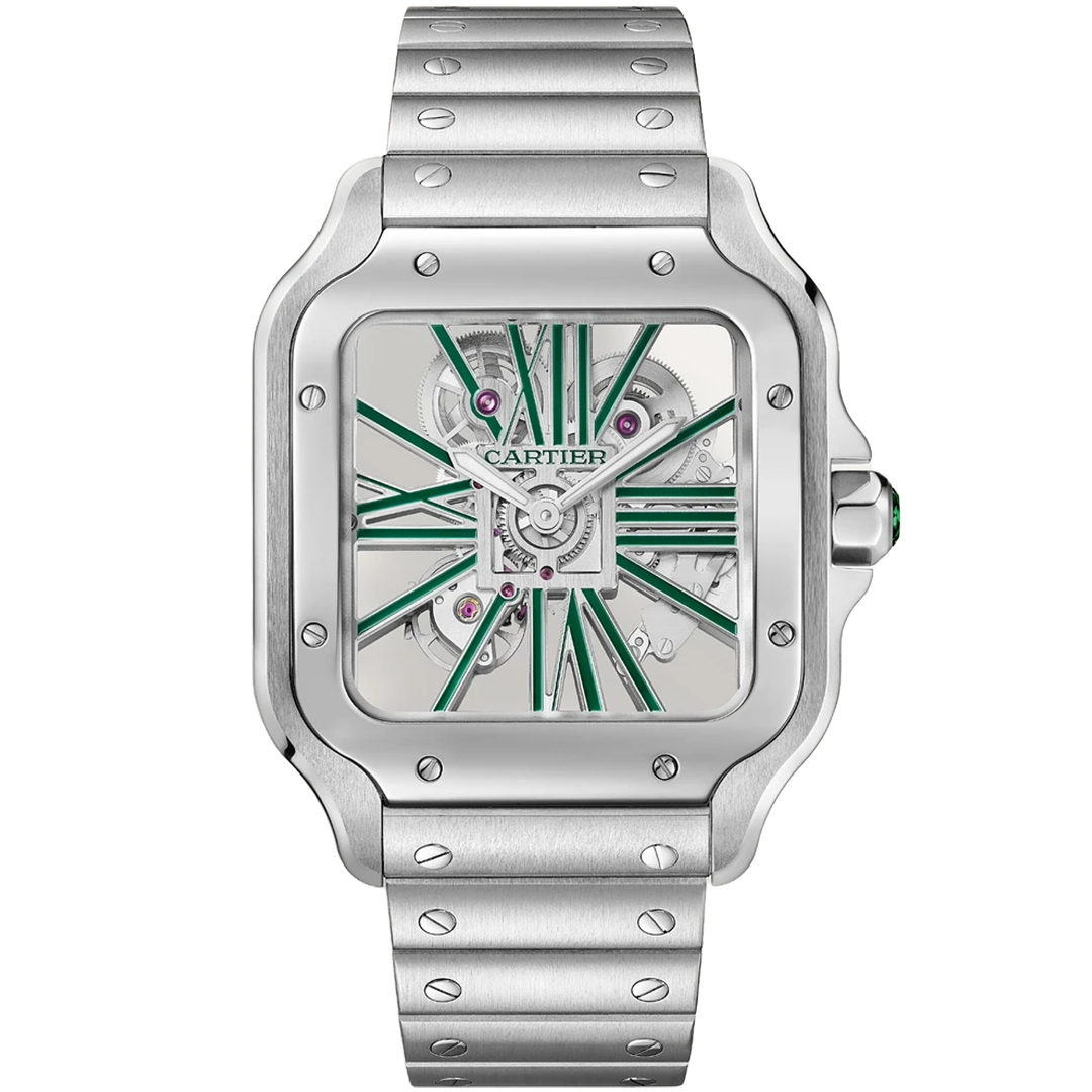 Watch in steel Santos de Cartier Cartier