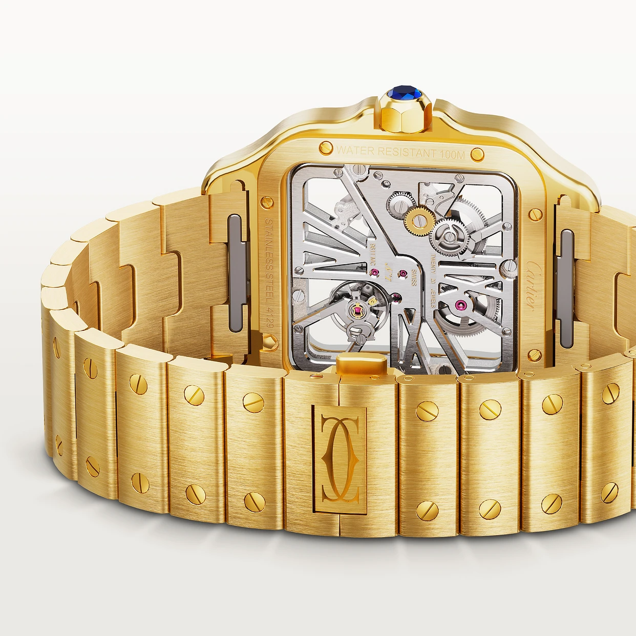 Orologio in oro rosa Santos de Cartier Cartier