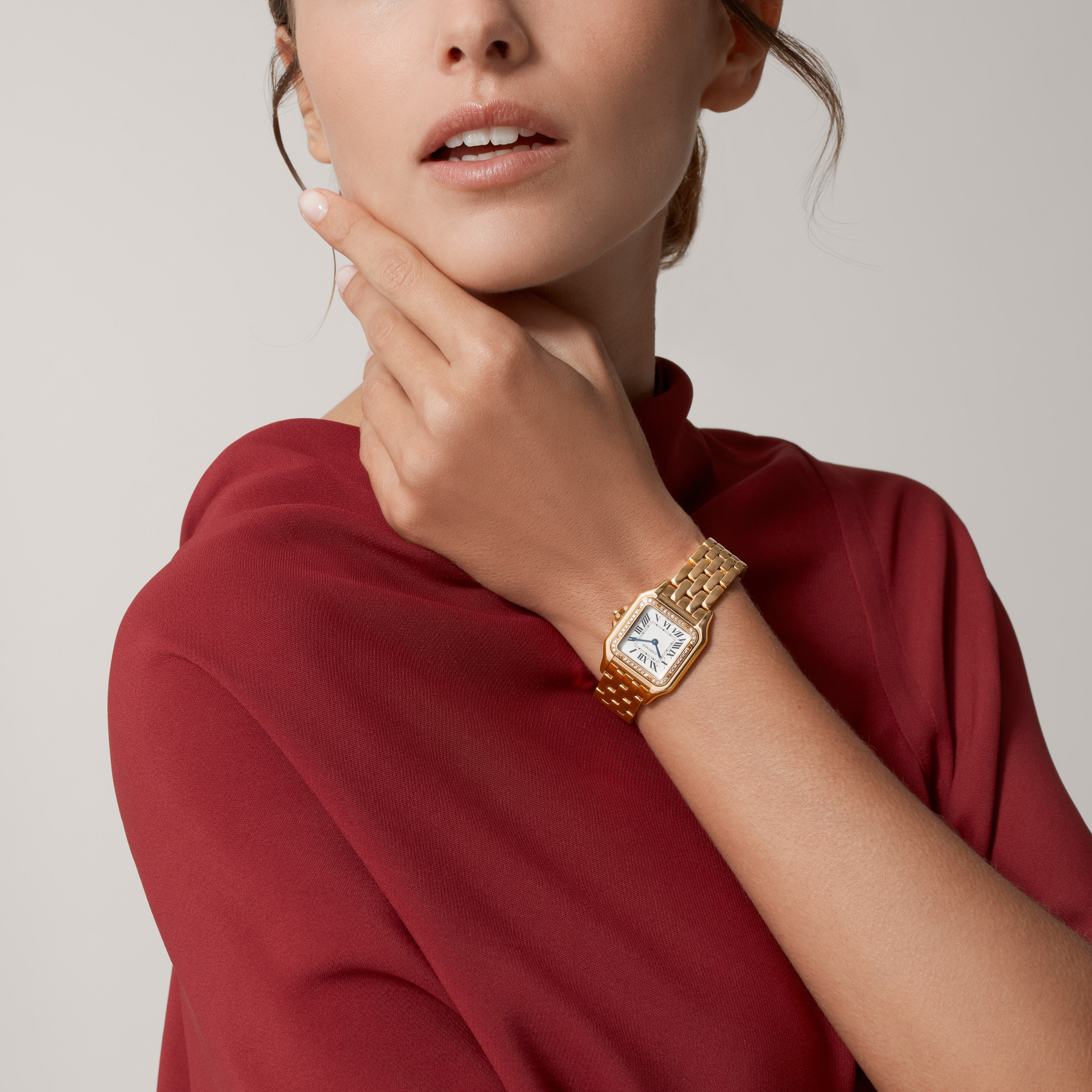 Orologio in oro rosa Panthère de Cartier Cartier
