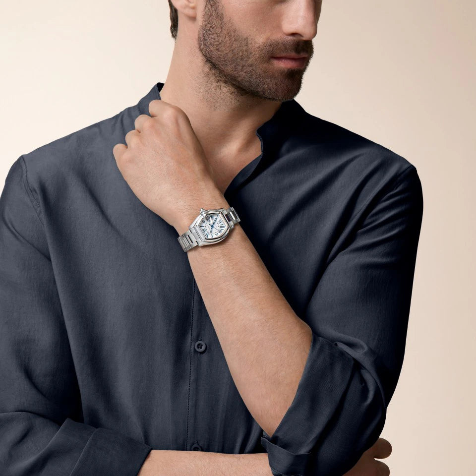 Orologio in acciaio Roadster Cartier