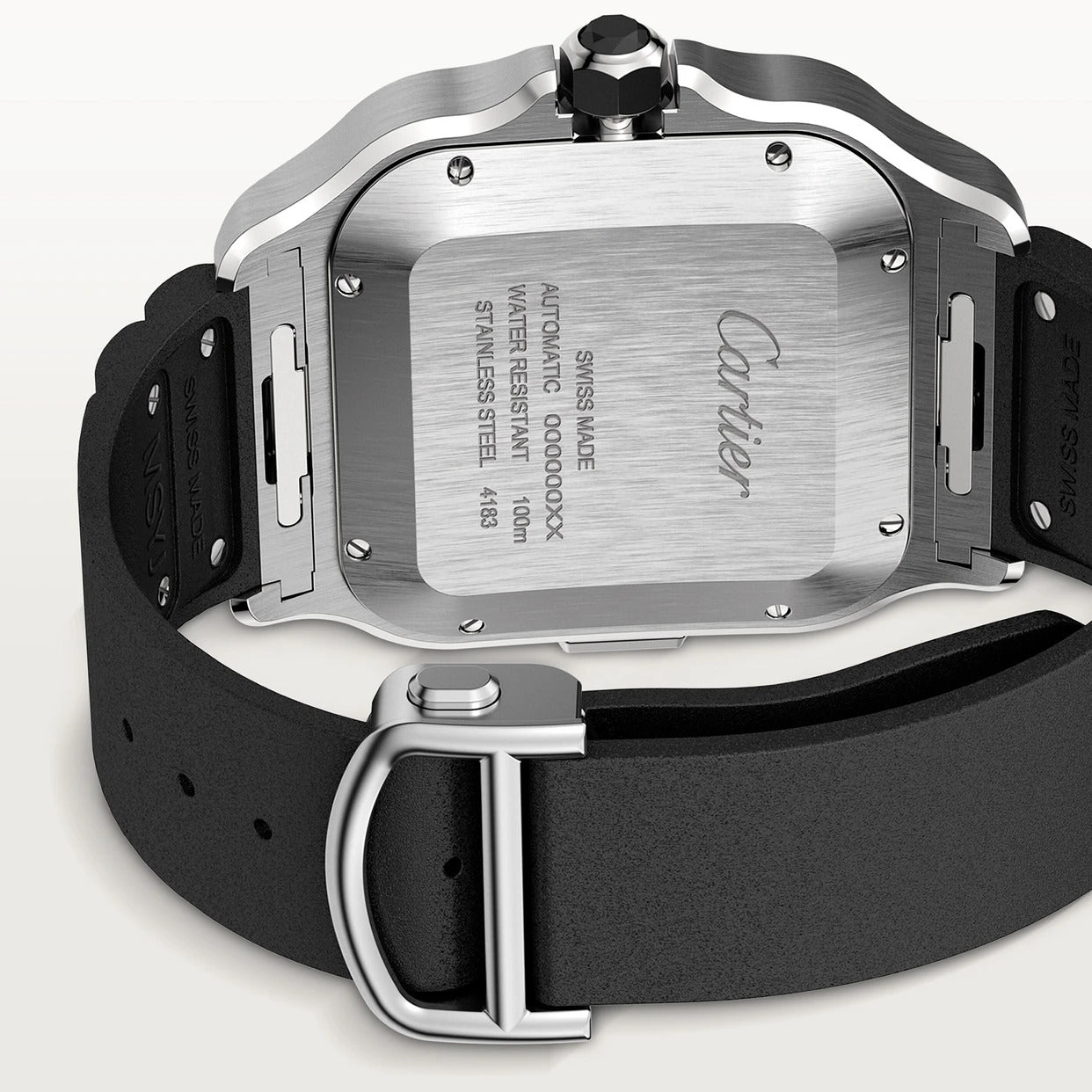 Watch in steel Santos de Cartier Cartier