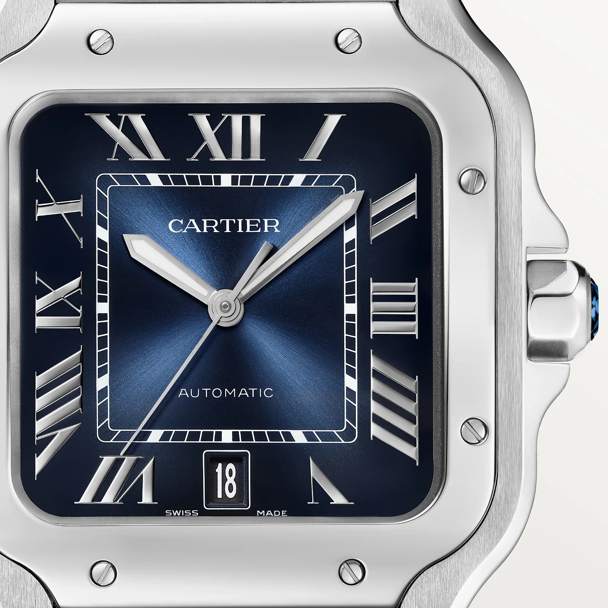 Orologio in acciaio Santos de Cartier Cartier