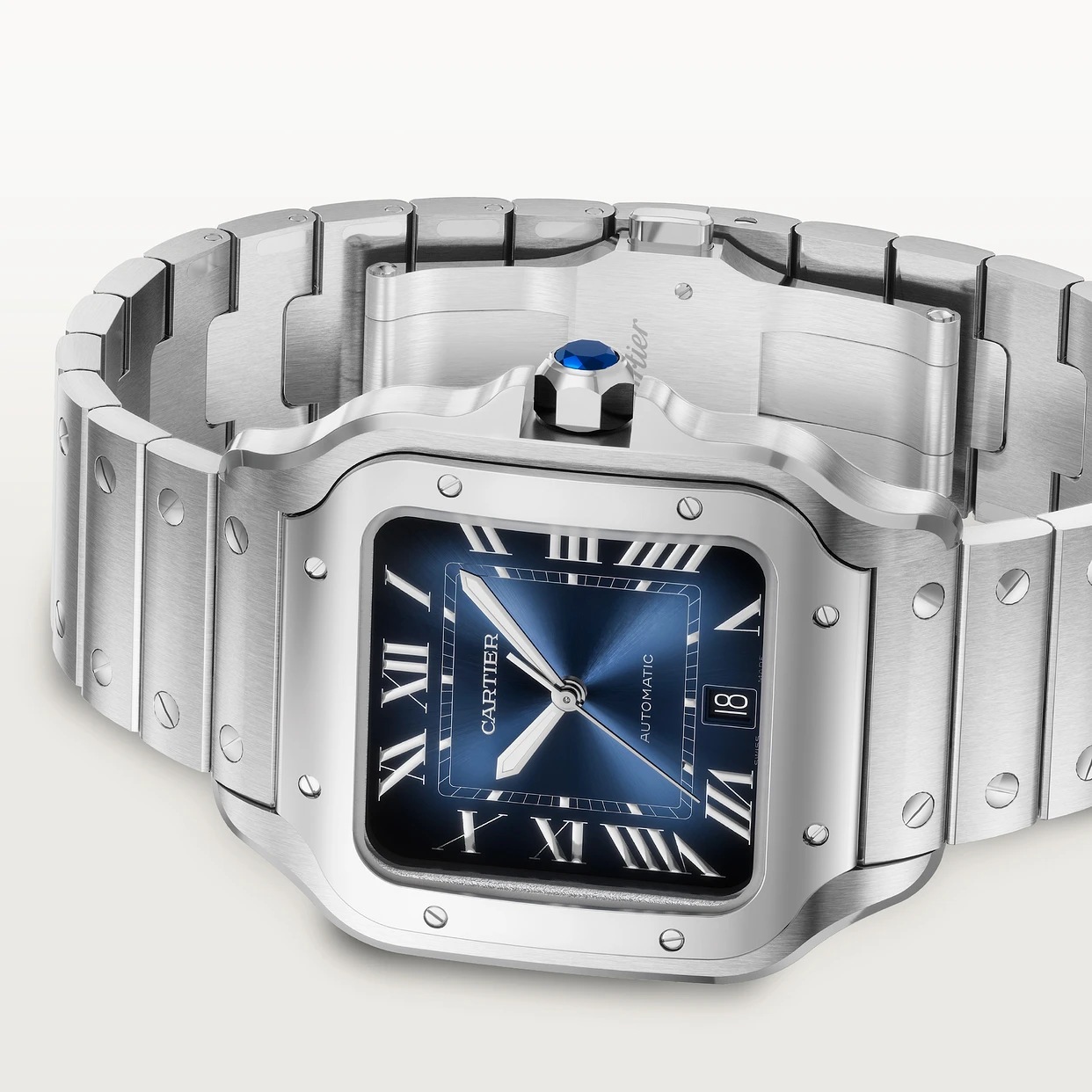 Orologio in acciaio Santos de Cartier Cartier