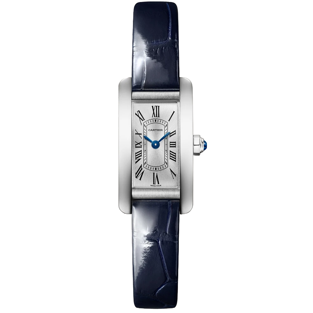 Orologio in acciaio Tank Américaine Cartier