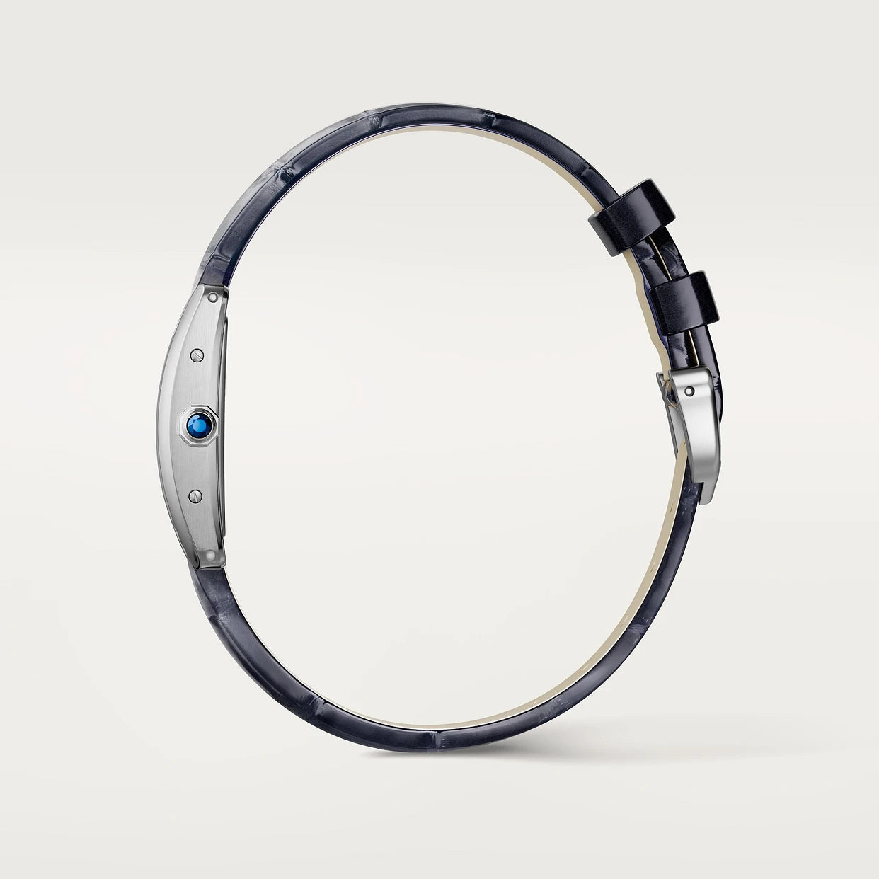 Orologio in acciaio Tank Américaine Cartier