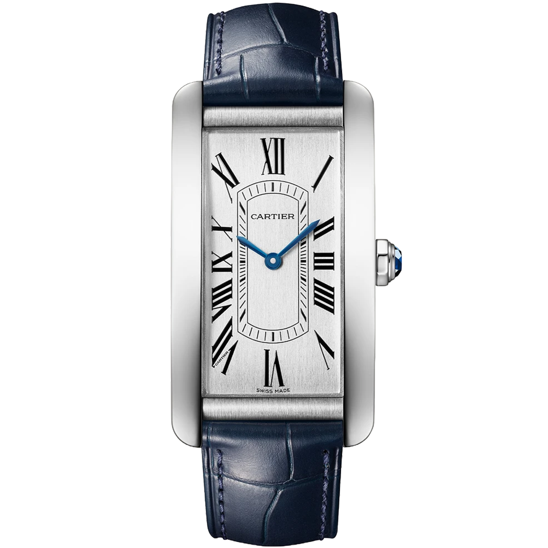 Orologio in acciaio Tank Américaine Cartier