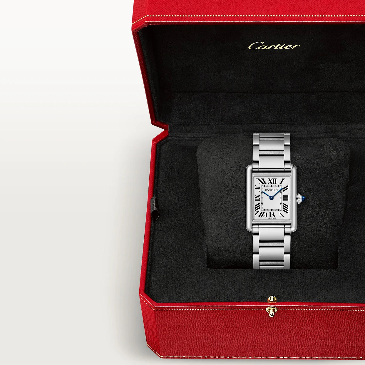 Watch in steel Tank Must Cartier